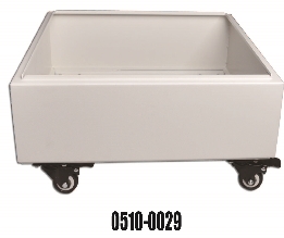 Mobile Cart Stainless Steel for Slide Storage Units L485 x W480 x H46mm White.