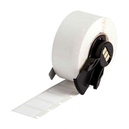 A roll of 500 white nylon cloth labels with a slit in the middle for BMP71 BMP61 M611 TLS 2200 B-499 printers.