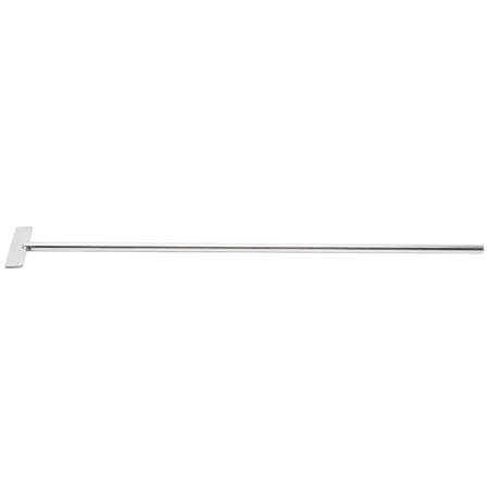 A long, slim, horizontal flat-blade stirrer with a shaft length of 40cm.