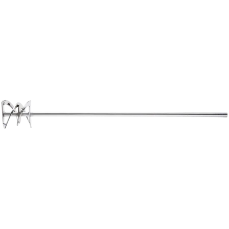Two Spiral Stirrers on a simple fixture against a white background, each with a shaft length of 40cm.