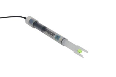 pH sensor with bullet membrane, 1mt Cable, BNC Connector, (IJ40)