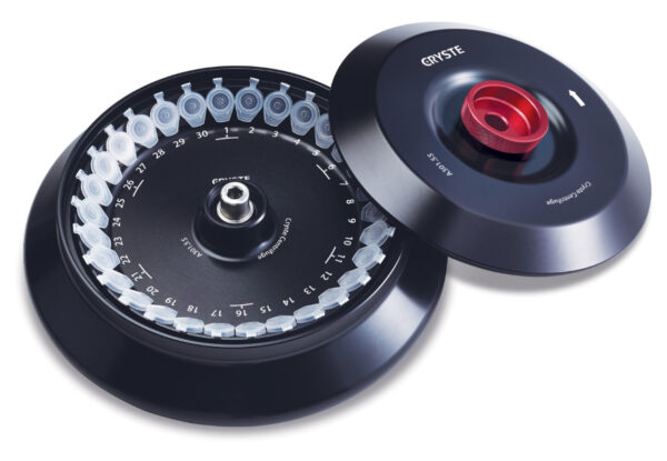 1.5-2.0ml x 30 fixed angle rotor (Max 12,000RPM)