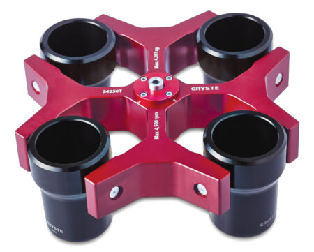 250ml 4-wing swing rotor for round buckets (≤ 4,500RPM in V(L)15R/12R, ≤ 4,000RPM in V(L)15/12)