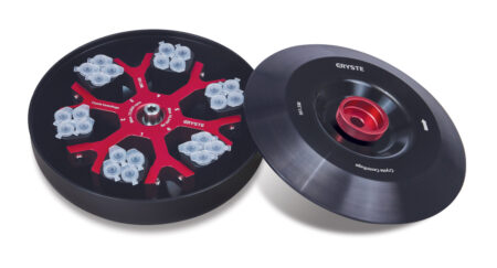 6-wing swing rotor with 'built-in 4-place rack for 1.5/2.0ml' x 6 (Max 13,000RPM)
