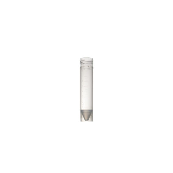 5ml Tamper Evident Transport Tubes made of clear polypropylene with graduated markings, non-sterile; ideal for securely transporting samples. Available in cases of 1000.
